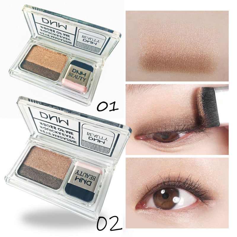 Two-tone Gradient Pearlescent Eyeshadow