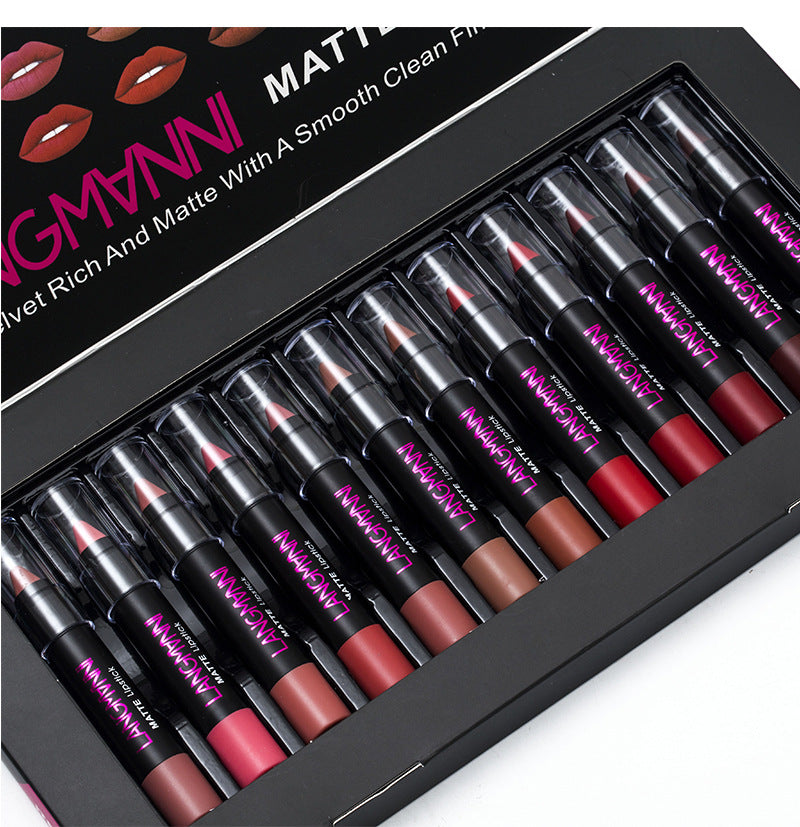 Langmanni MATTE 12 lipstick sets