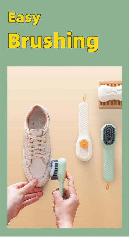 Automatic Liquid Discharge Shoe Brush