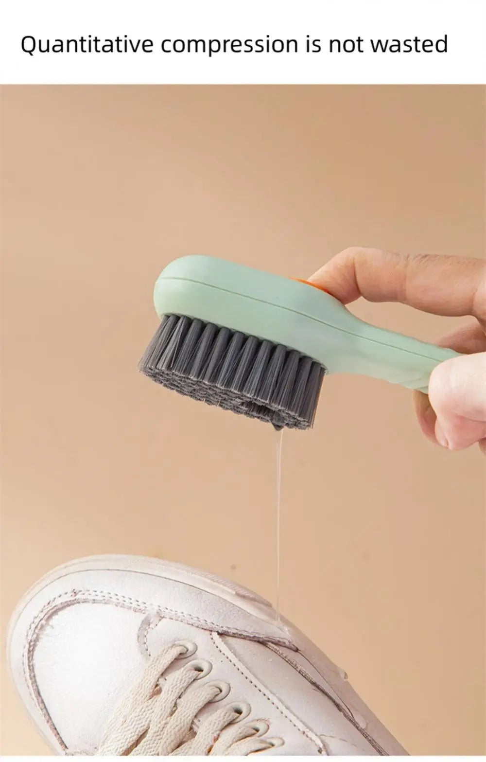 Automatic Liquid Discharge Shoe Brush