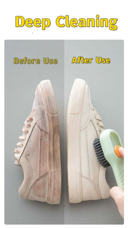 Automatic Liquid Discharge Shoe Brush