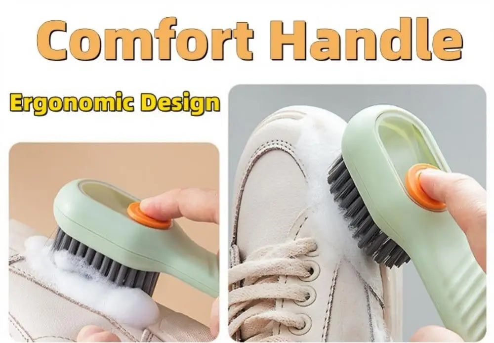 Automatic Liquid Discharge Shoe Brush