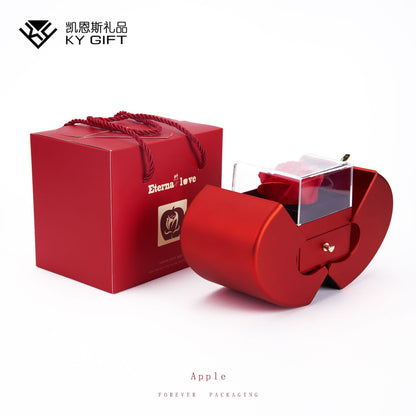 Red Apple Jewelry Box Necklace